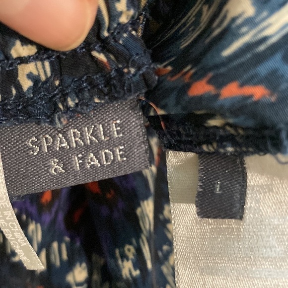 Sparkle & Fade Mini Stretch Pleated Skirt Large - Picture 11 of 11